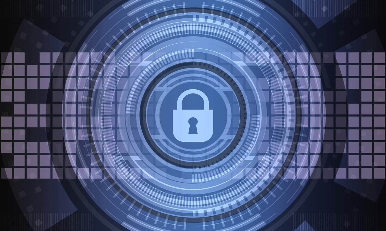 Futuristic padlock