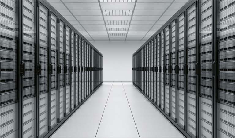 Image of a infrastructure server.